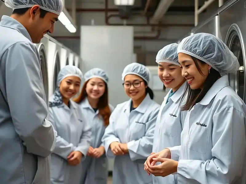 スタッフが働いている様子